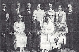Addison Ely, Emily J. Johnson & Hiram B. Ely, Sr. 1917 - Ely Family Portrait