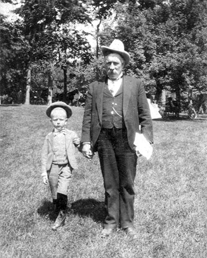 Hiram and Addison Ely 1900