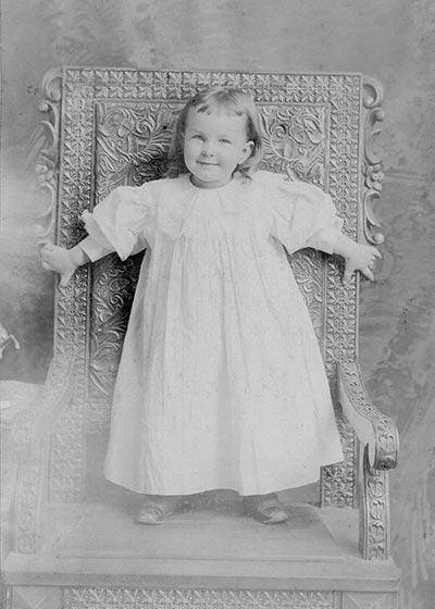 Isabelle Johnson aged 2