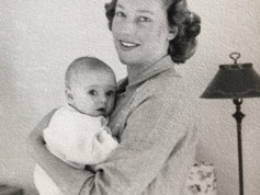 Alex Fuller with baby
